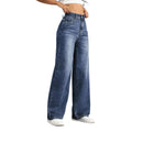 Mars Power Women's High Waist Wide Leg Baggy Jeans