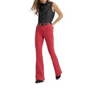 Women's High Rise Flared Leg Stretch Denim Jeans